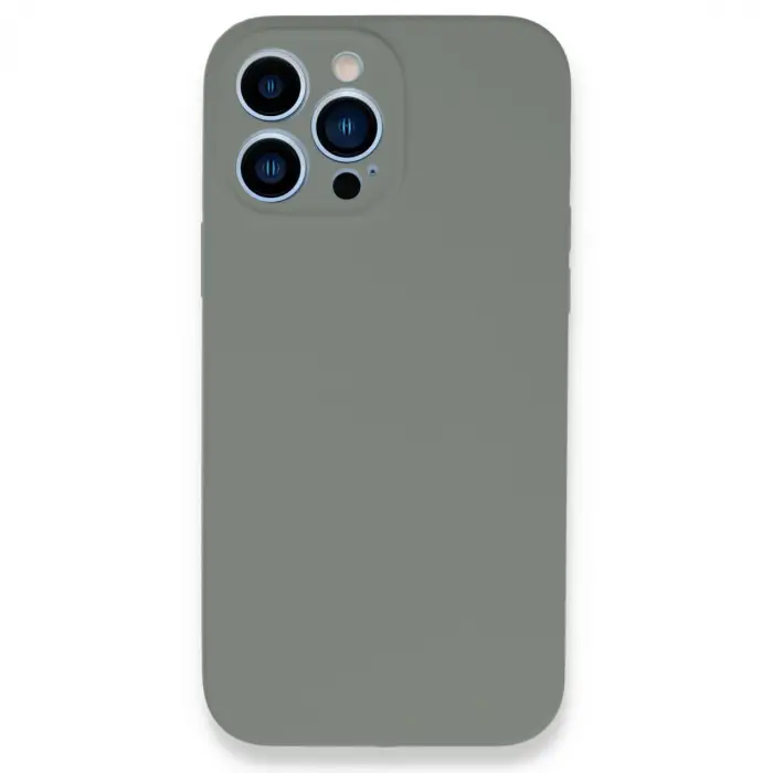 iPhone 13 Pro Max Kılıf Lansman Legant Silikon - Gri