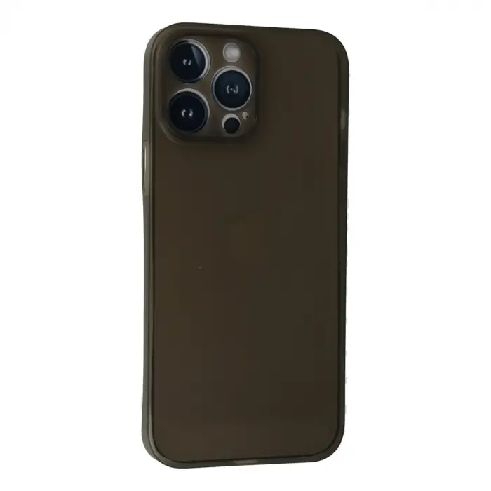 iPhone 13 Pro Max Kılıf PP Ultra İnce Kapak - Gri