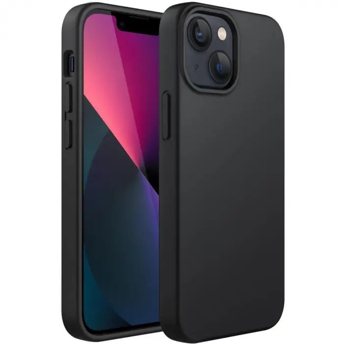 iPhone 14 Plus Kılıf First Silikon - Siyah