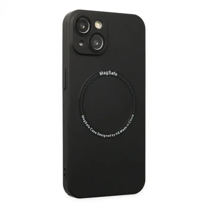 iPhone 14 Plus Kılıf Jack Magneticsafe Lens Silikon - Siyah