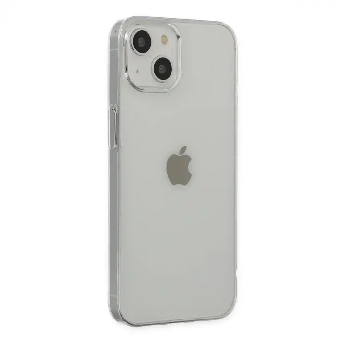 iPhone 14 Plus Kılıf Pc Sert Şeffaf Kapak - Şeffaf