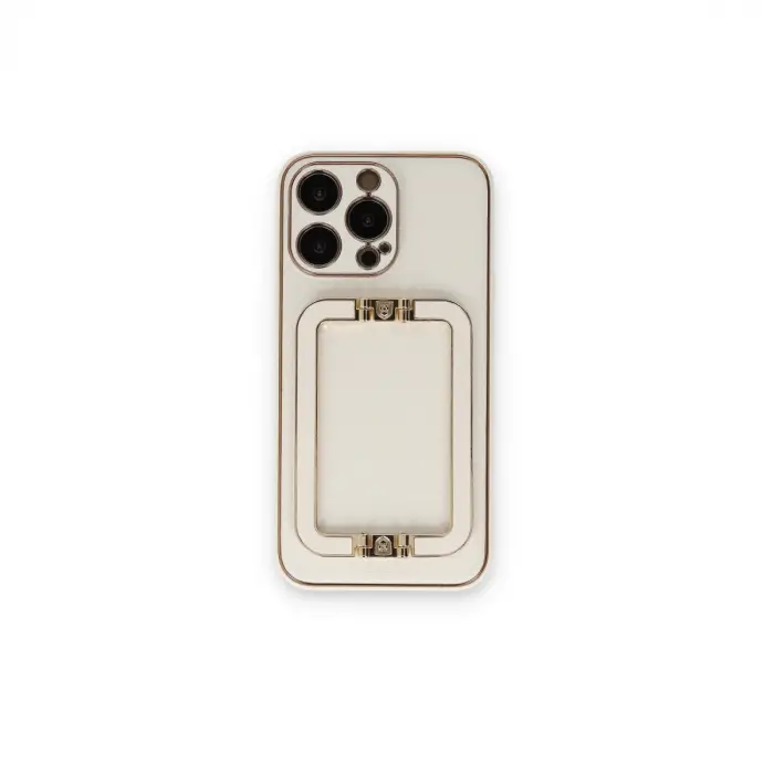 iPhone 14 Pro Kılıf Coco Elit Kapak - Beyaz