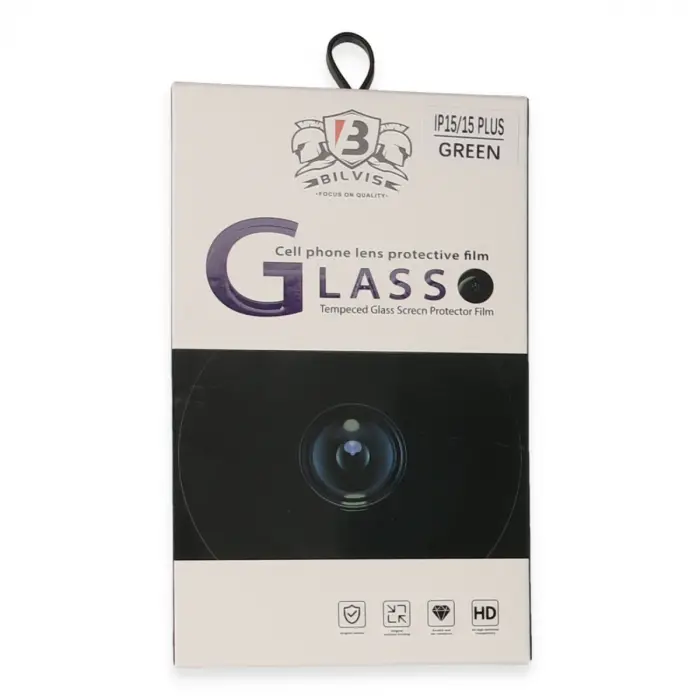iPhone 15 Bilvis Titan Kamera Lens - Yeşil