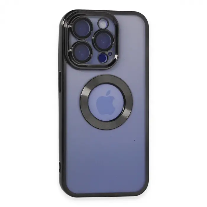 iPhone 15 Pro Kılıf Slot Silikon - Siyah