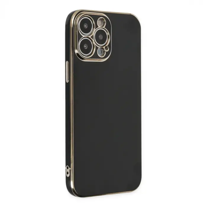iPhone 15 Pro Max Kılıf Volet Silikon - Siyah