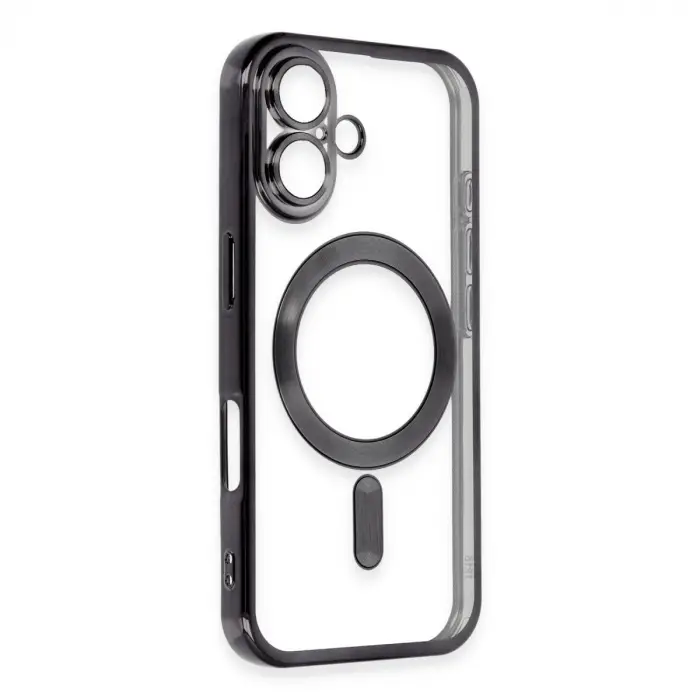iPhone 16 Kılıf Kross Magneticsafe Kapak - Siyah