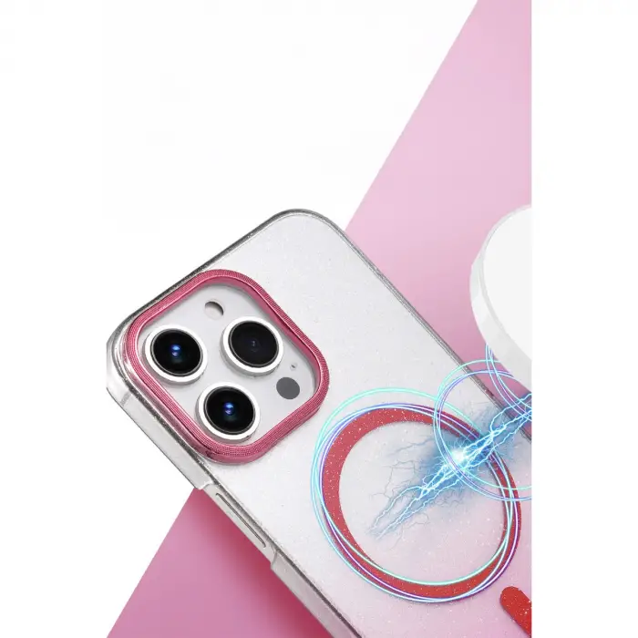 iPhone 16 Pro Glossy Magsafe Kapak - Çöl Titanyum