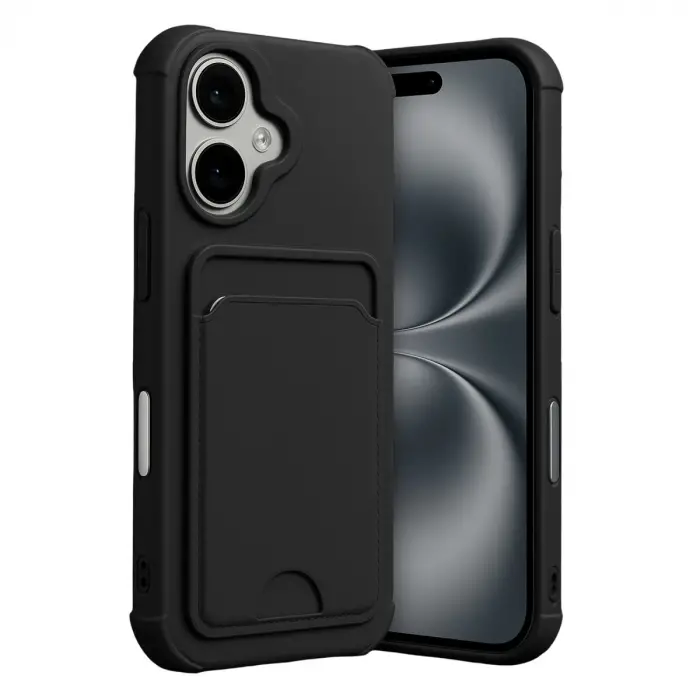 iPhone 17 Kelvin Kartvizitli Silikon - Siyah