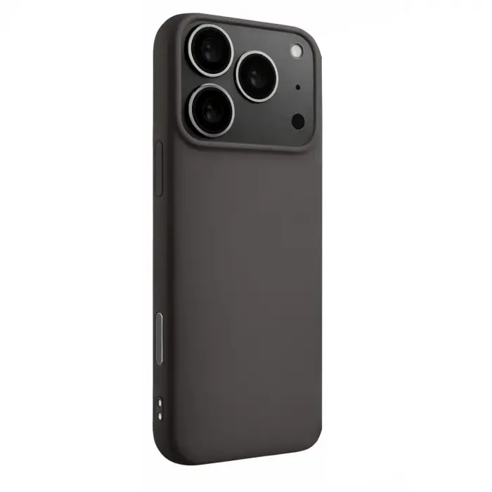 iPhone 17 Pro Max Nano içi Kadife Silikon - Gri