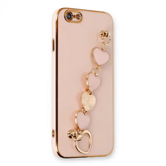 iPhone 6 Kılıf Esila Silikon - Pudra