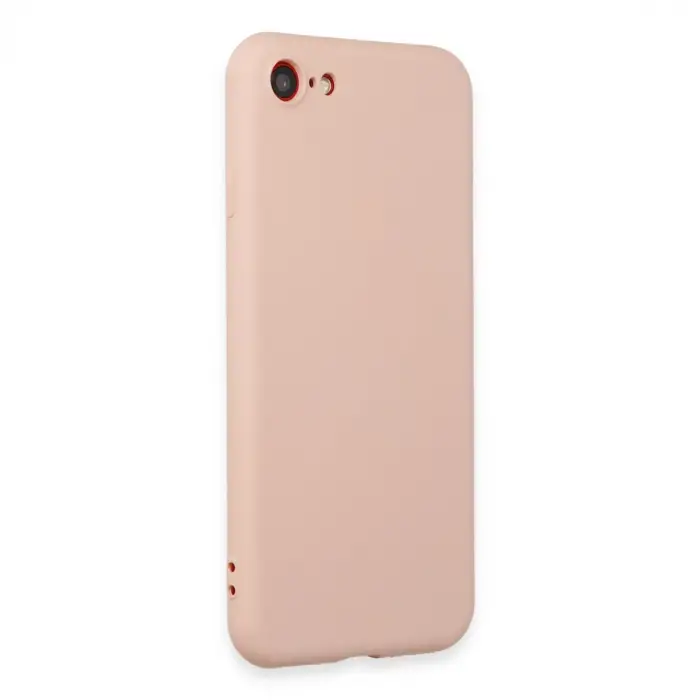 iPhone 7 Kılıf First Silikon - Pudra