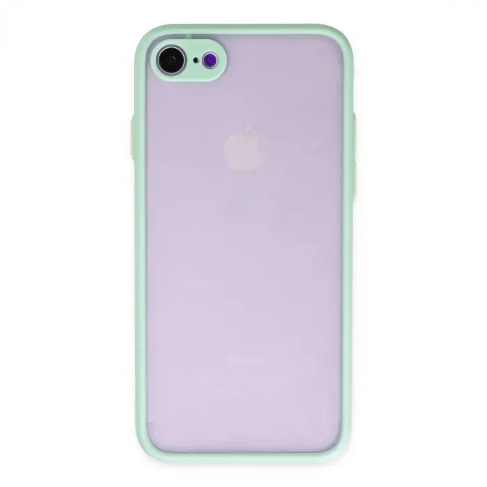 iPhone 7 Kılıf Montreal Silikon Kapak - Turkuaz