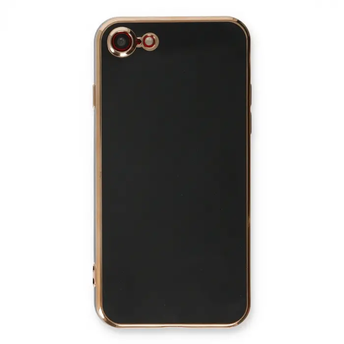 iPhone 7 Kılıf Volet Silikon - Siyah