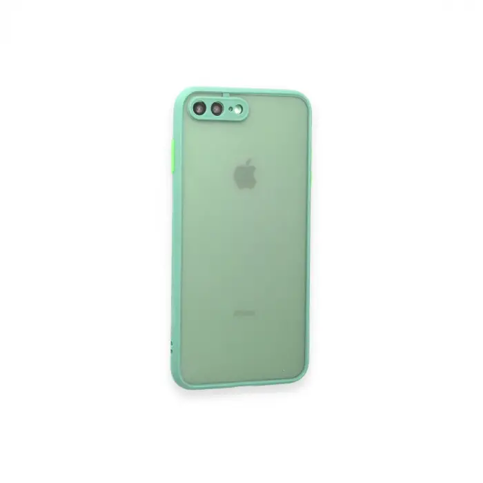 iPhone 7 Plus Kılıf Montreal Silikon Kapak - Turkuaz