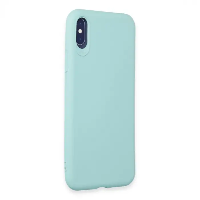 iPhone X Kılıf First Silikon - Turkuaz