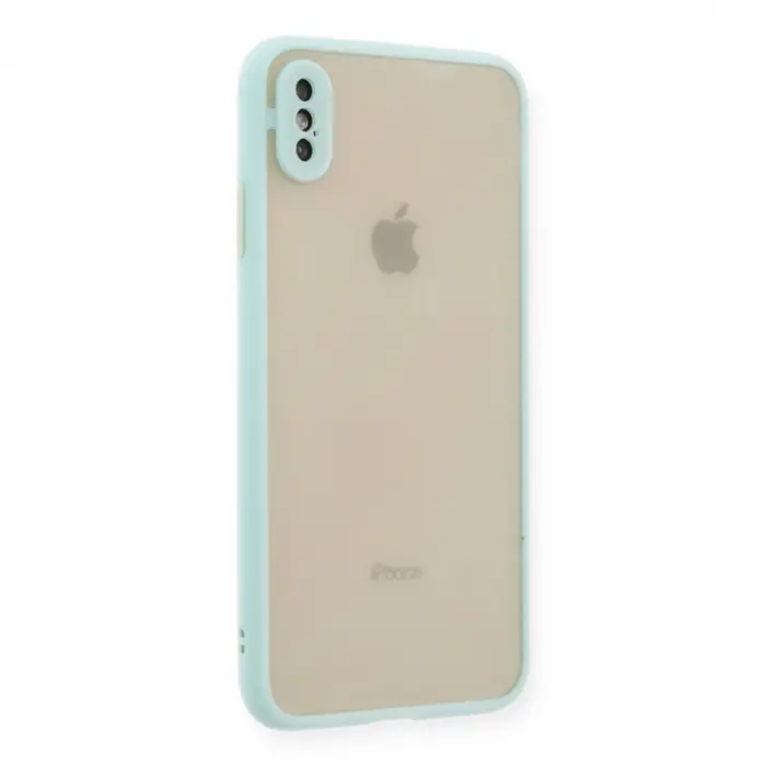 iPhone X Kılıf Montreal Silikon Kapak - Turkuaz