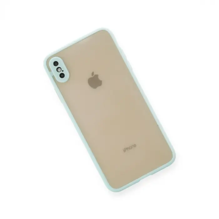 iPhone X Kılıf Montreal Silikon Kapak - Turkuaz