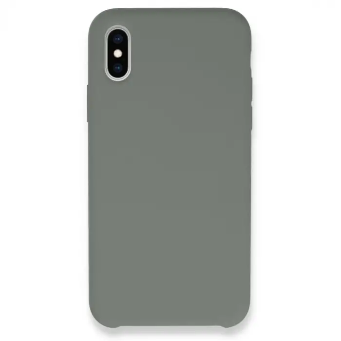 iPhone XS Max Kılıf Lansman Legant Silikon - Gri