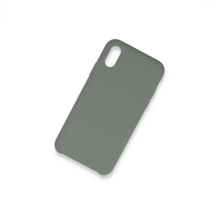 iPhone XS Max Kılıf Lansman Legant Silikon - Gri