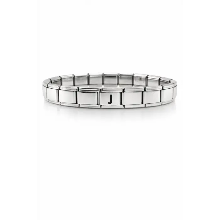 J Harfli Çelik Bileklik – Kişiye Özel Baş Harf Bileklik – Paslanmaz Çelik Zarif Bileklik