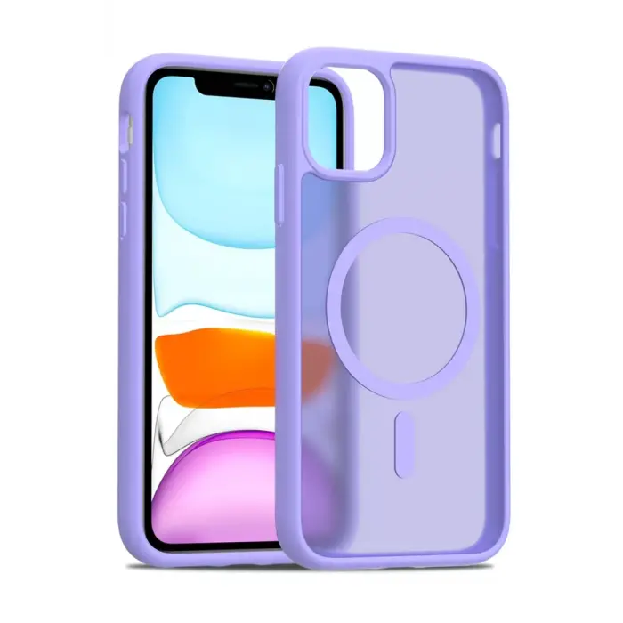 Joko Apple iPhone 11 Jota Magsafe Kapak - Lila