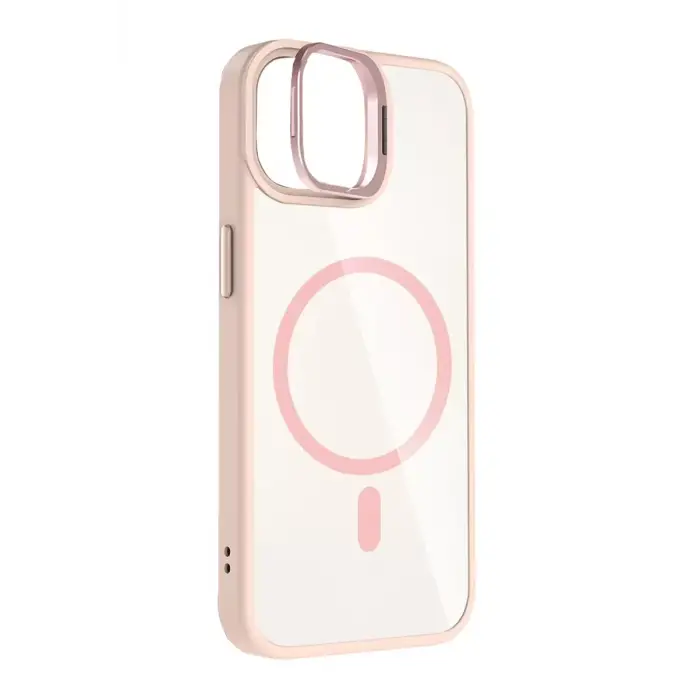 Joko Apple iPhone 11 Remim Lensli Magsafe Standlı Kapak - Pembe