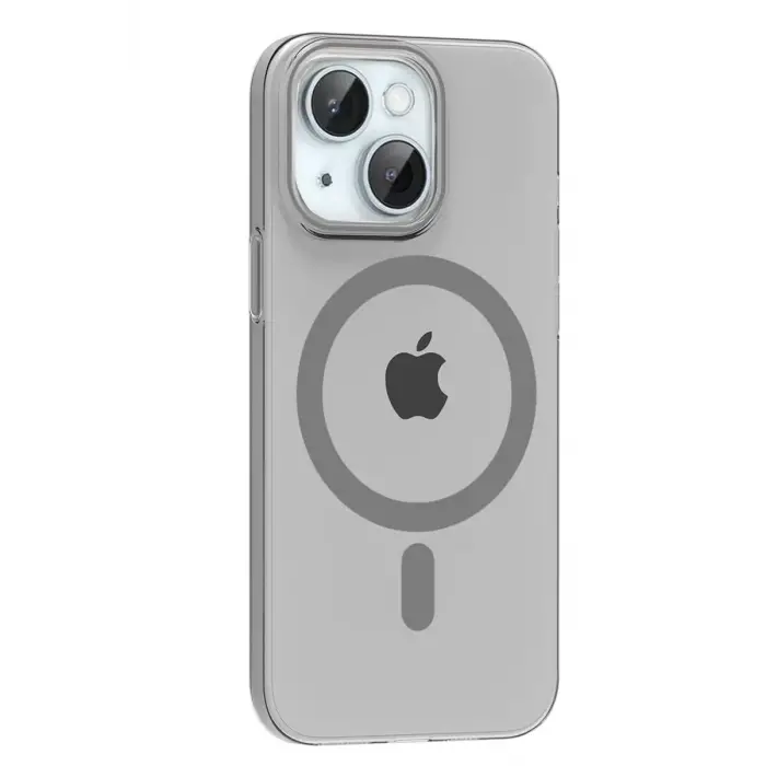 Joko Apple iPhone 14 PC Blank Magsafe Kapak - Natural Grey