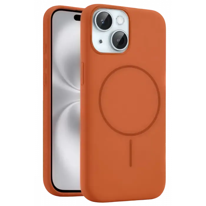 Joko Apple iPhone 15 Kılıf Jully Magsafe Kapak - Turuncu