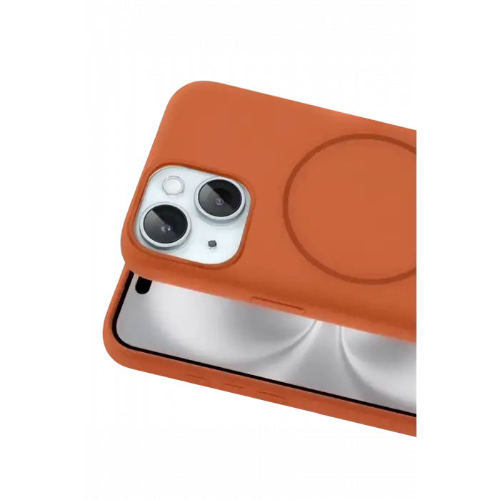 Joko Apple iPhone 15 Kılıf Jully Magsafe Kapak - Turuncu