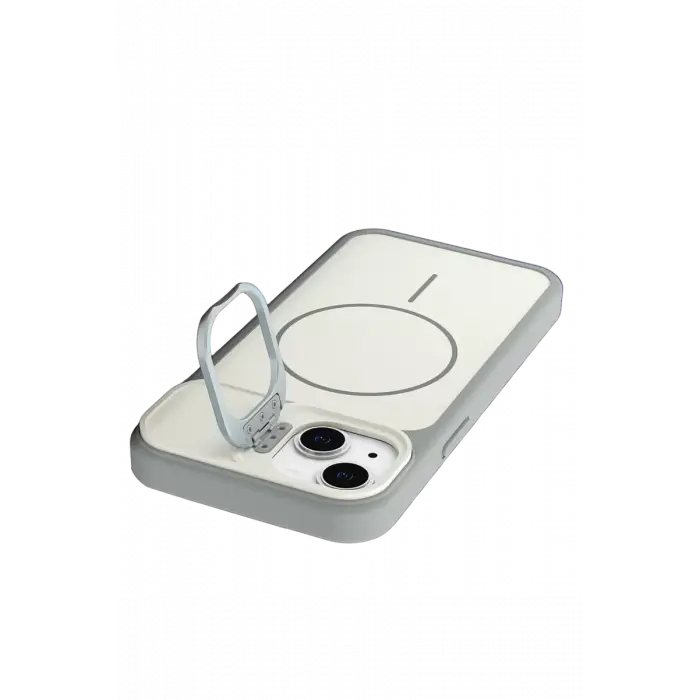 Joko Apple iPhone 15 Pale Magsafe Standlı Kapak - Beyaz
