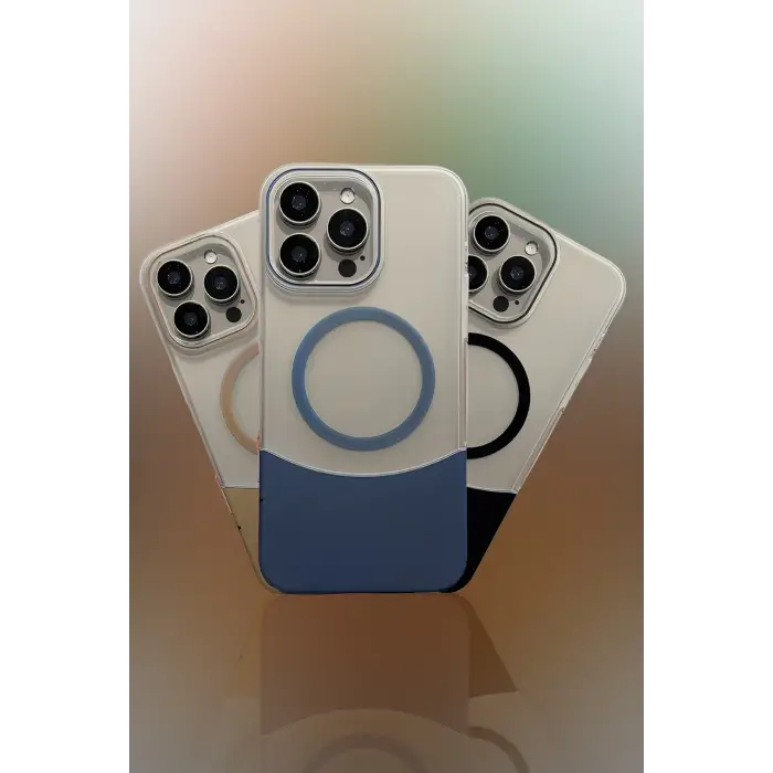 Joko Apple iPhone 15 Pro Max Velar Magsafe Kapak - Natural Grey