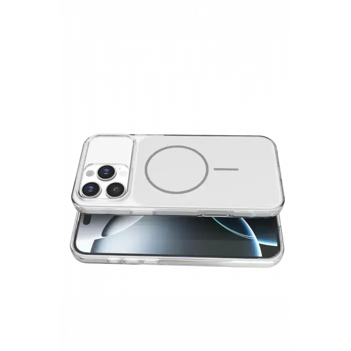 Joko Apple iPhone 16 Pro Max Bruma Magsafe Kapak - Gümüş