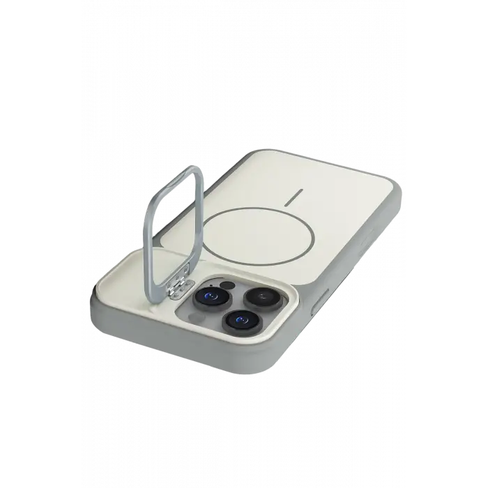 Joko Apple iPhone 16 Pro Max Pale Magsafe Standlı Kapak - Beyaz