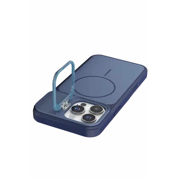 Joko Apple iPhone 16 Pro Max Pale Magsafe Standlı Kapak- Mavi