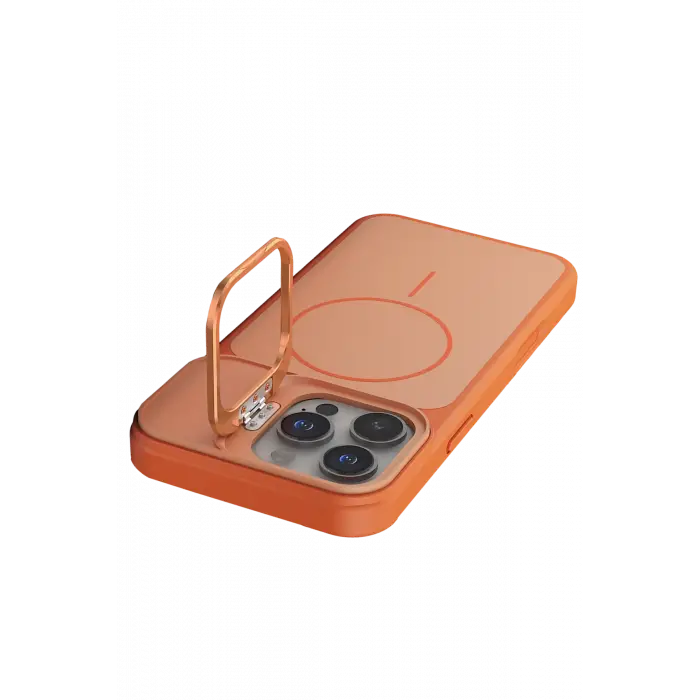 Joko Apple iPhone 16 Pro Max Pale Magsafe Standlı Kapak - Turuncu