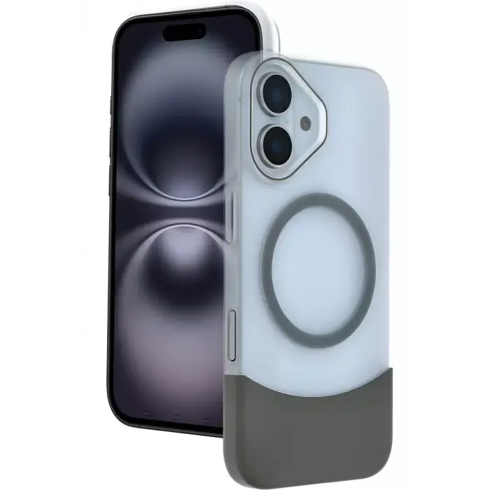 Joko Apple iPhone 16 Velar Magsafe Kapak - Natural Grey