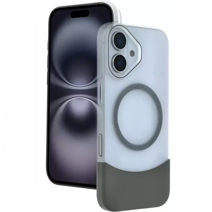 Joko Apple iPhone 16 Velar Magsafe Kapak - Natural Grey