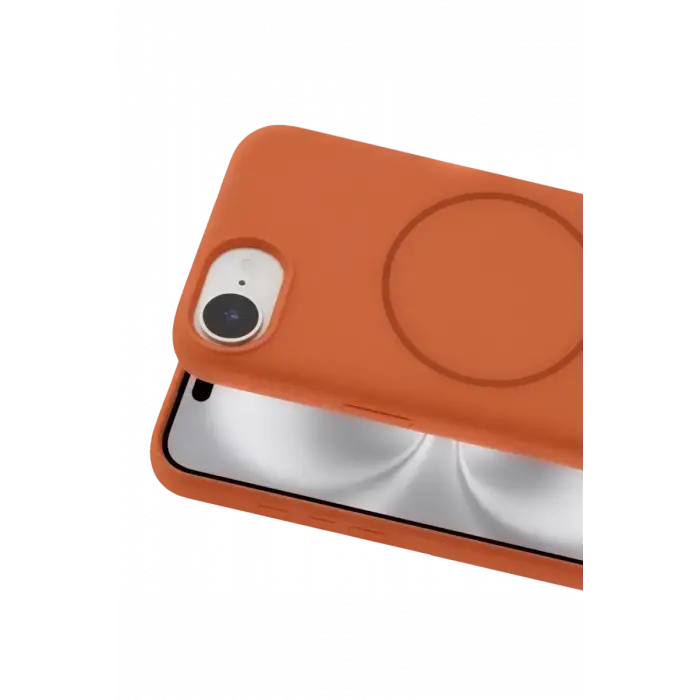 Joko Apple iPhone 16E Kılıf Jully Magsafe Kapak -Turuncu