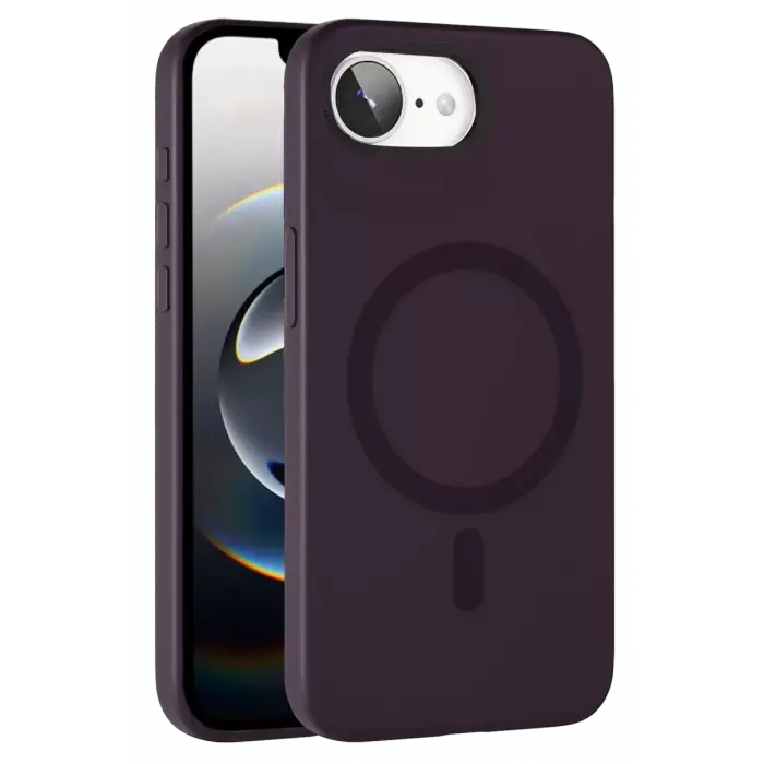 Joko Apple iPhone 16E Tuna PC Slim Magsafe Kapak - Derin Mor