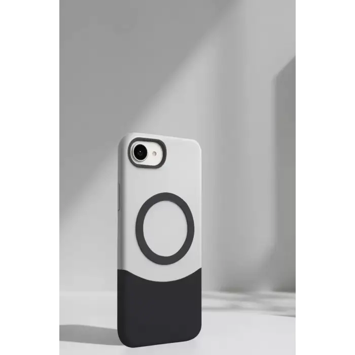 Joko Apple iPhone 16E Velar Magsafe Kapak - Natural Grey