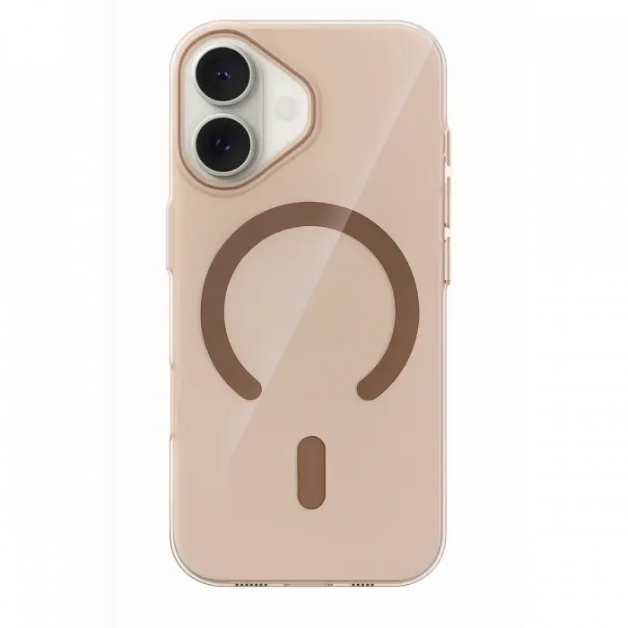 Joko Apple iPhone 17 PC Blank Magsafe Kapak - Çöl Titanyum