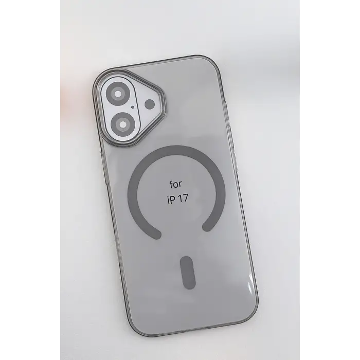 Joko Apple iPhone 17 PC Blank Magsafe Kapak - Natural Grey