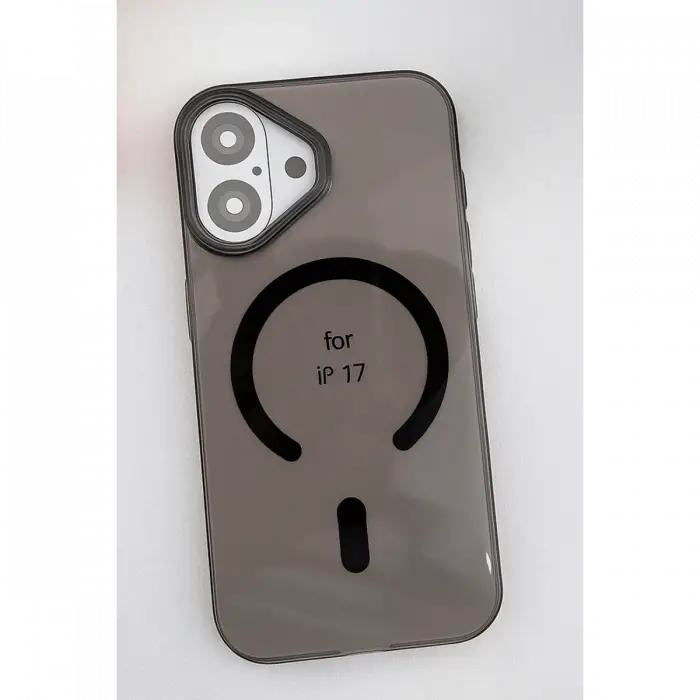 Joko Apple iPhone 17 PC Blank Magsafe Kapak - Siyah
