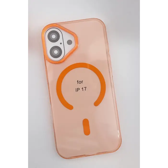Joko Apple iPhone 17 PC Blank Magsafe Kapak - Turuncu