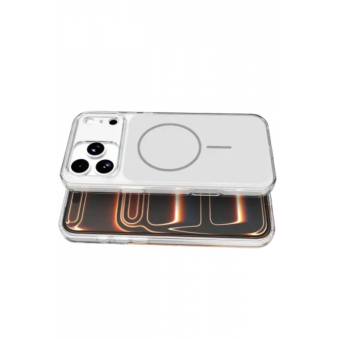 Joko Apple iPhone 17 Pro Max Bruma Magsafe Kapak - Gümüş