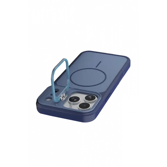 Joko Apple iPhone 17 Pro Max Pale Magsafe Standlı Kapak - Mavi