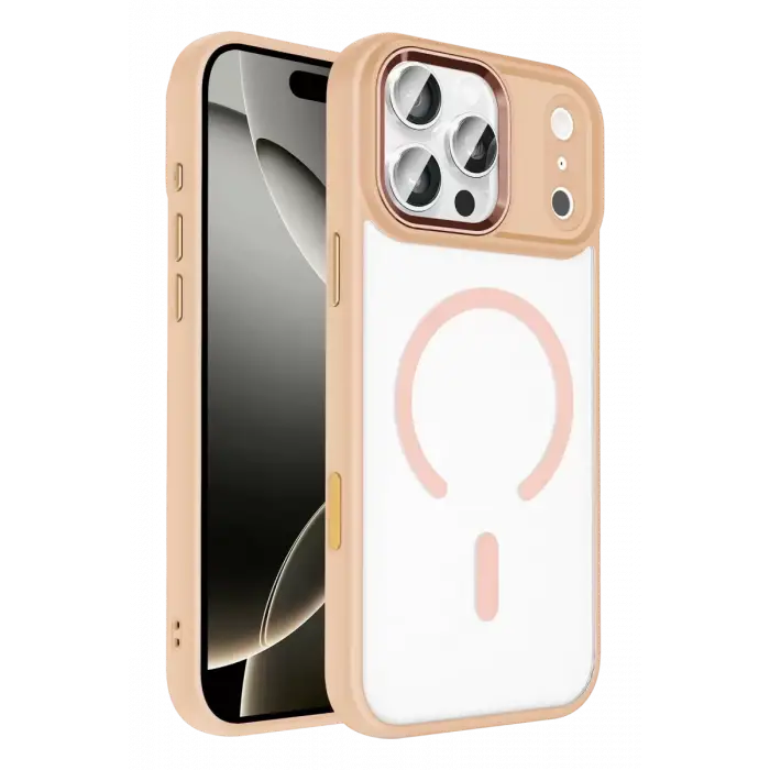 Joko Apple iPhone 17 Pro Max Terea Magsafe Kapak - Pembe