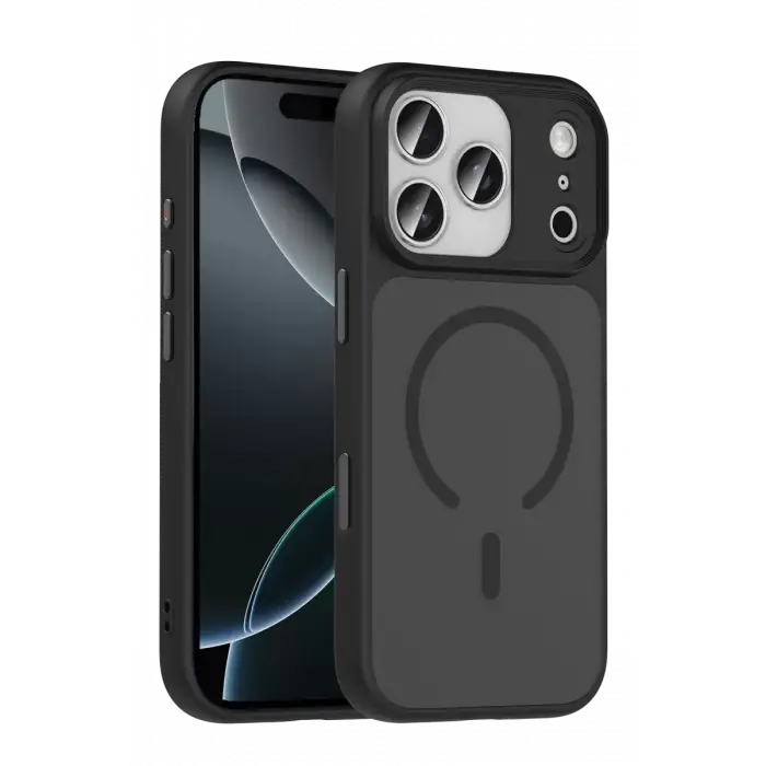 Joko Apple iPhone 17 Pro Megane Magsafe Kapak - Siyah