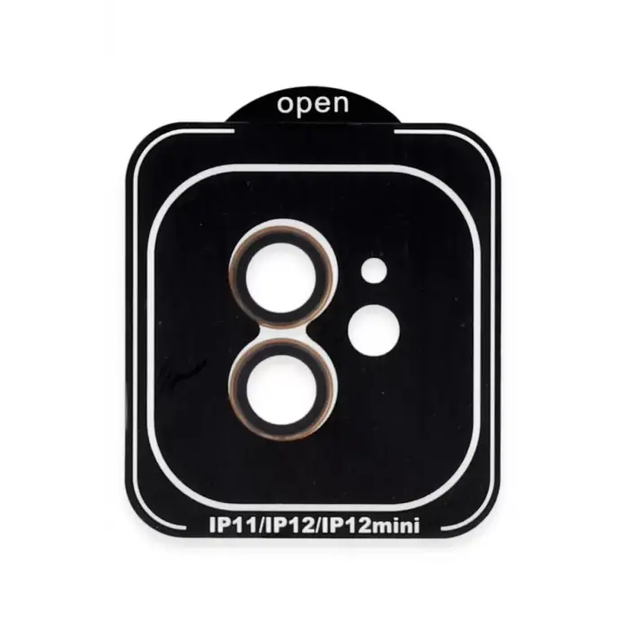 Joko Apple iPhone 11 PVD Metal Kamera Lens - Turuncu