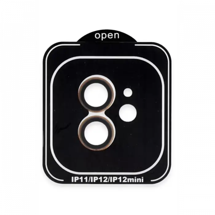 Joko Apple iPhone 11 PVD Metal Kamera Lens - Turuncu